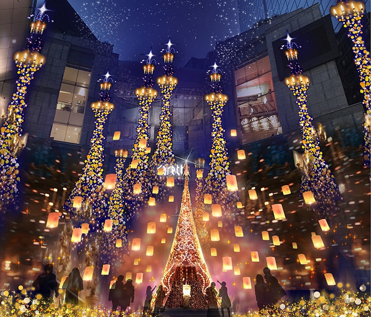 「Caretta Illumination 2018 ～ディズニーMovieNEX プリンセスイルミネーション～」画像