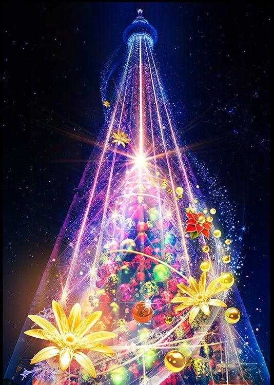 「東京スカイツリータウン®ドリームクリスマス2018」画像