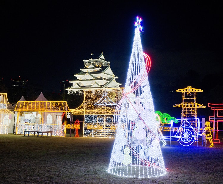 「大阪城イルミナージュ」画像