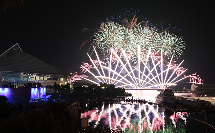 横浜・八景島シーパラダイス「花火シンフォニア」