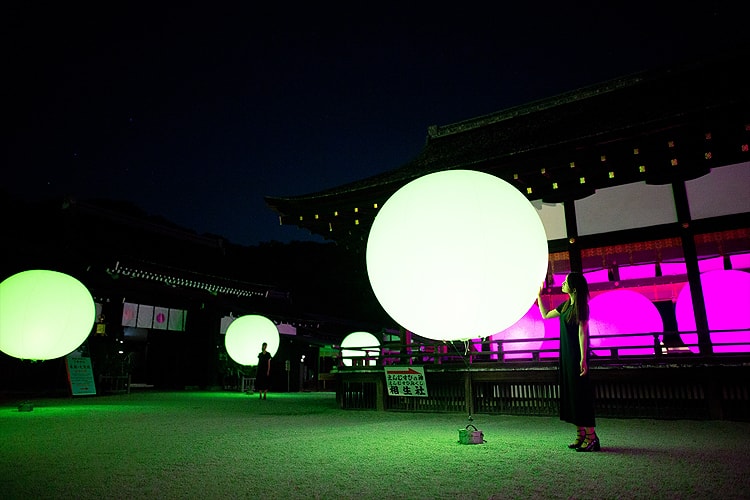 下鴨神社 糺の森の光の祭 Art by teamLab - TOKIO インカラミ