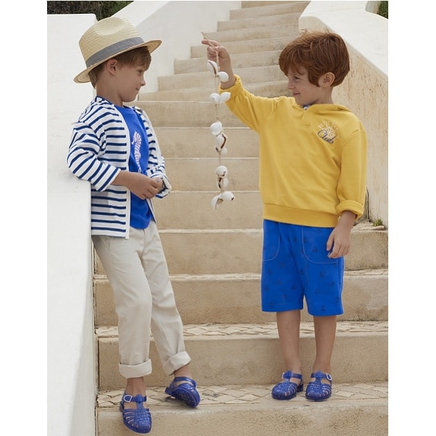 〈PETIT BATEAU〉×〈MEDUSE〉コラボレーションサンダル登場！