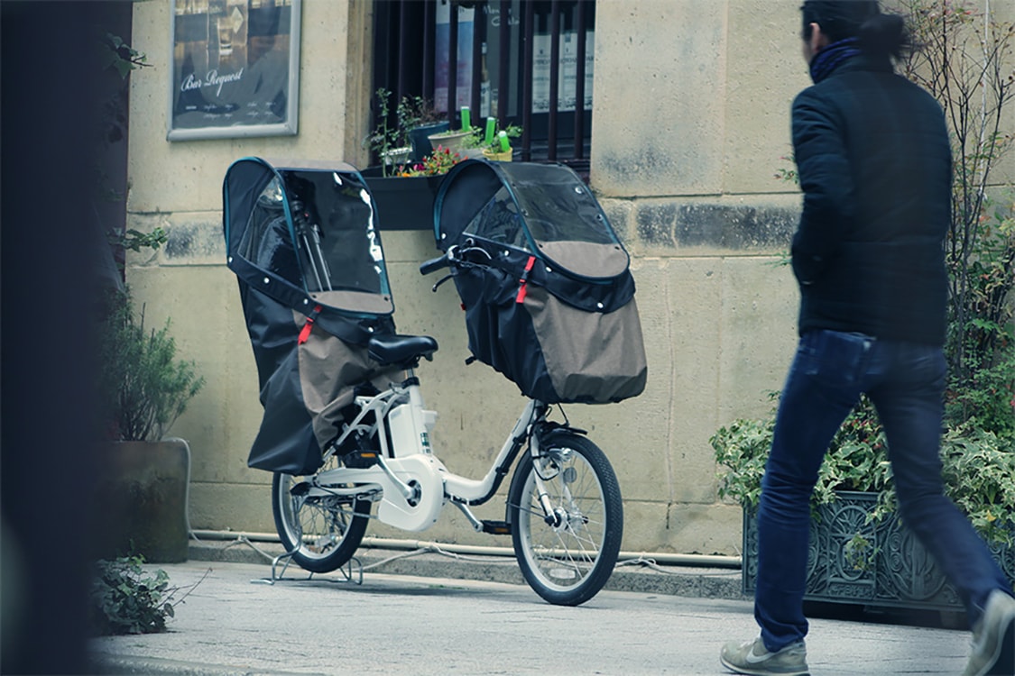 〈socca〉の自転車用レインカバー