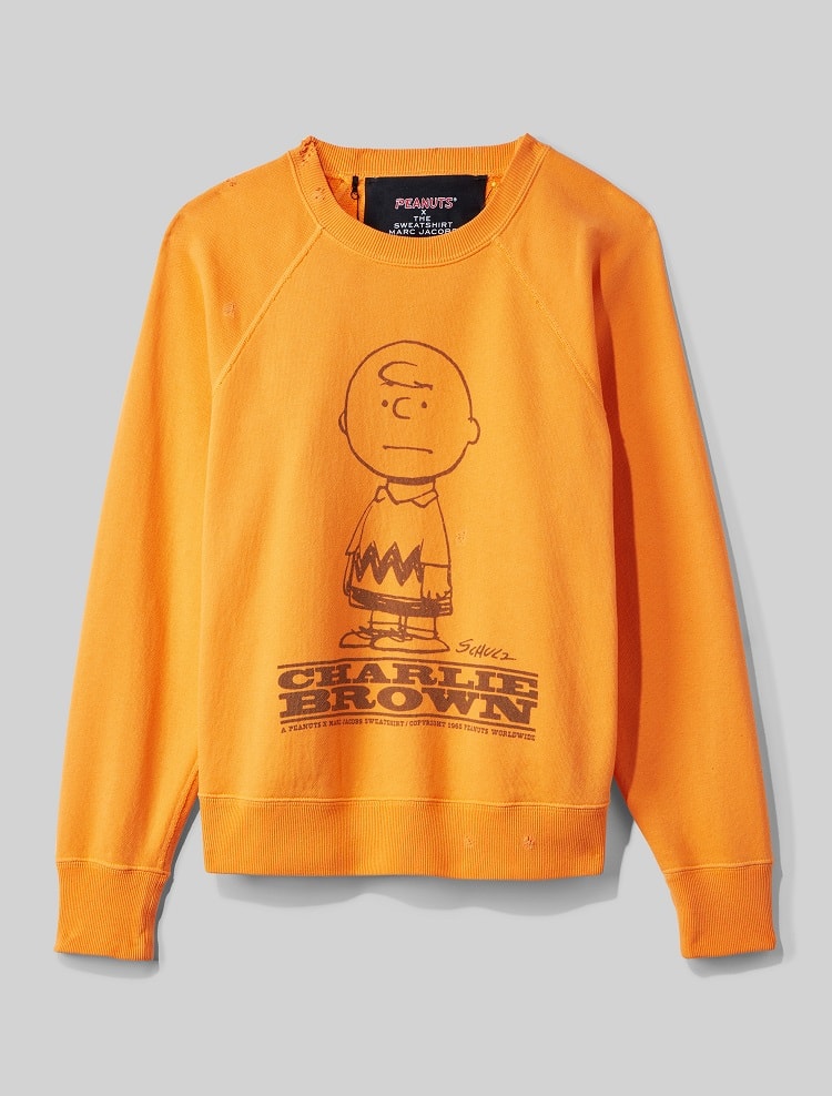 〈マーク ジェイコブス〉×〈ピーナッツ〉コラボレーションアイテム THE MENS PEANUTS SAWEAT CHARLIE