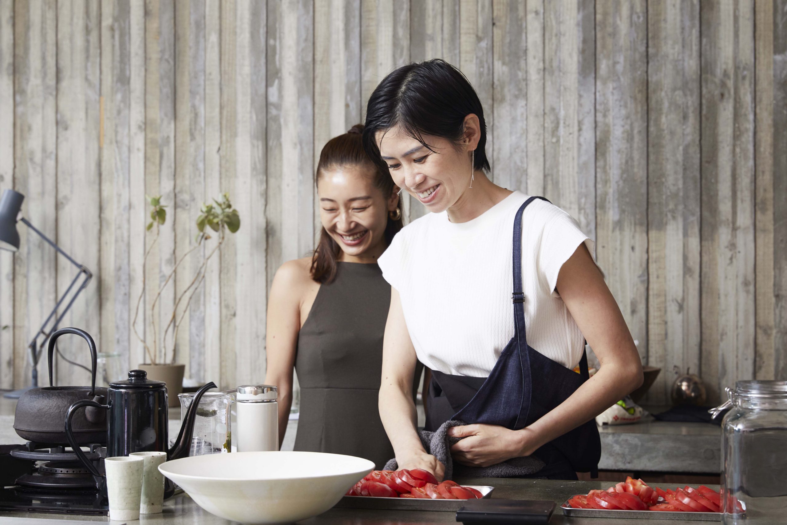 本日のワークショップの参加者、秋山育望さん。家族ぐるみの友人でもある。
