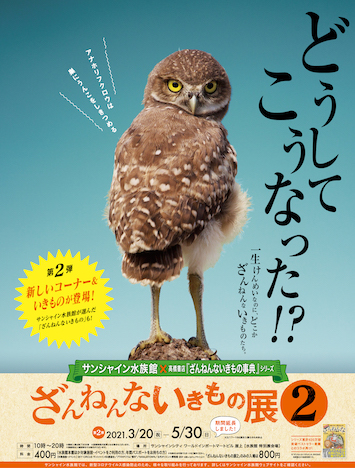 大人気の「ざんねんないきもの展2」第２弾が、サンシャイン水族館でスタート！