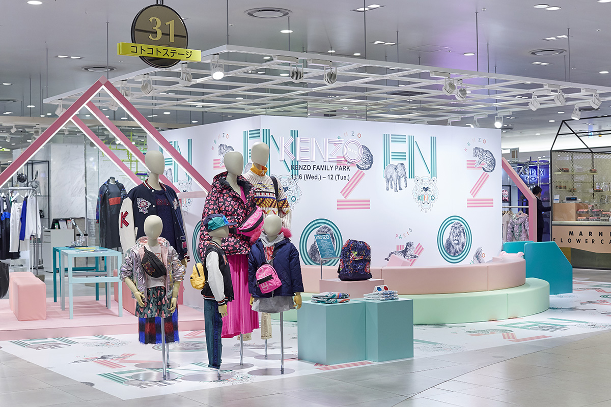 〈KENZO〉が〈阪急うめだ本店〉で開催した、世界初となるキッズの体験型ポップアップストアをレポート！